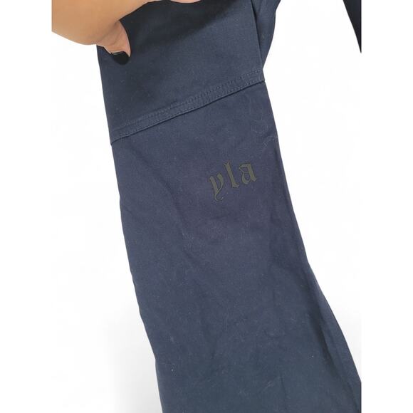 YoungLA Navy Cargo Pants Men’s L | Streetwear Utility Pockets - Picture 6 of 8